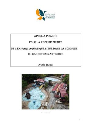 Appel à projets - Aqualand