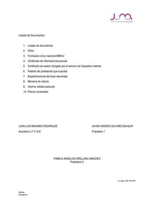 Arquitecto Calle Larga