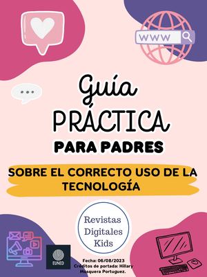 Guía práctica para padres, sobre la tecnología