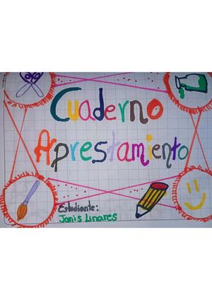 Cuaderno De Aprestamiento