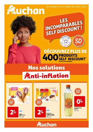 Auchan Tract Self Discount 22 Au 28 Août