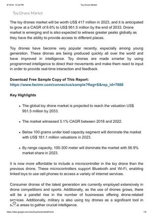 Toy Drone Market