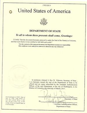 Lj Authenticated Birth Certificate And Legal Name Change