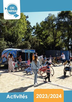 2023 2024 Plaquette Annuelle - CSC Château