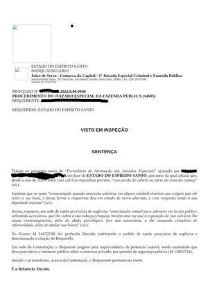 Juiz Rubens Cruz Nega Pedido Para Calvo Usar Boné Em Prédios Públicos No Espirito Santo