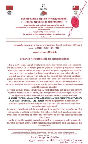 Article III Court Actionne+ Macn+ca0000001151944 Universal Commerical Code 1 To[corporate Person Dba Agent For Social Security Adminstration On Delois Miller Hamrick]from Justice Barry Mcanthony Hamrick En Capitis Diminutio Nolo Nunq Pro Tunq