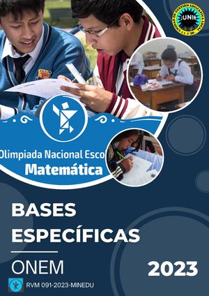 Bases Específicas Onem 2023