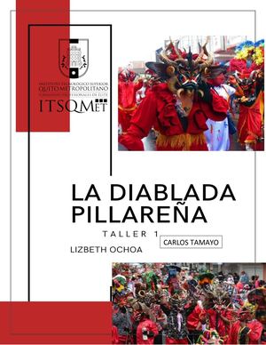 Proyecto final La diablada pillareña