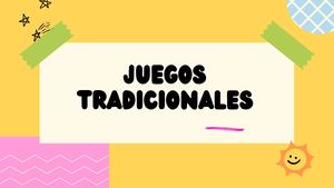Juegos Tradicionales