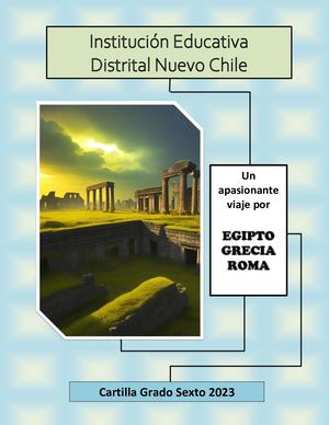 Cartilla Final Grado Sexto En Linea