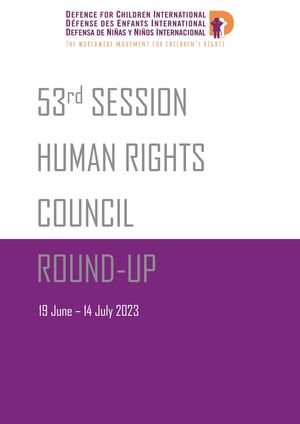 Human Rights Council 53 Round Up En