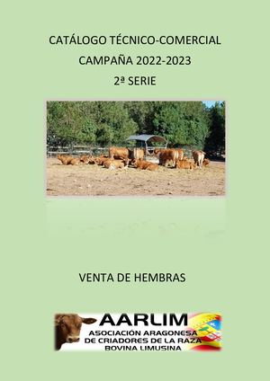 Catalogo Hembras 22 23