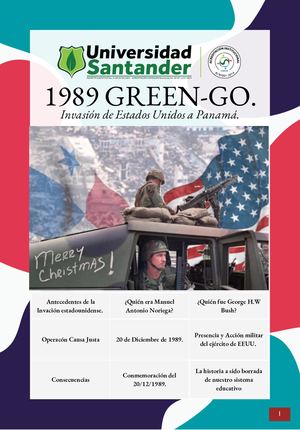 INVASIÓN DE ESTADOS UNIDOS A PANAMÁ