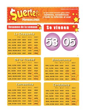 Suerte Nro7481 2023 08 15