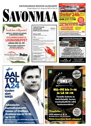 Savonmaa 33 16.8.2023