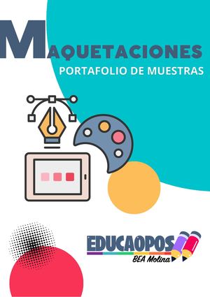 Portafolio Maquetaciones 2023. Educaopos