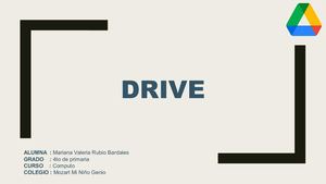 QUE ES DRIVE