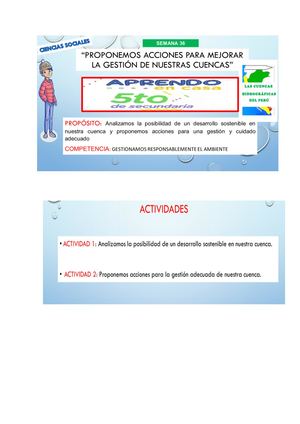 Gestión De Nuestras Cuencas 36