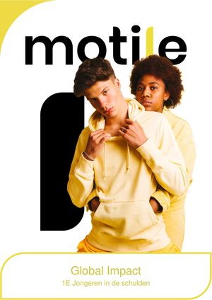 GI - 1E - Geen armoede - Jongeren in de schulden