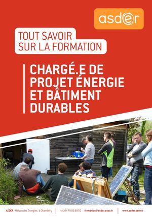 Guide - Formation chargé.e de projet énergie et bâtiment durables