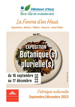 Programmation de la Ferme d'en Haut - septembre/décembre 2023