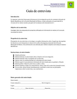 Entrevista Monitores