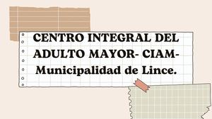 Conociendo Espacios Para Adultos Mayores