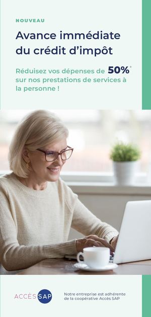 Dépliant Avance immédiate