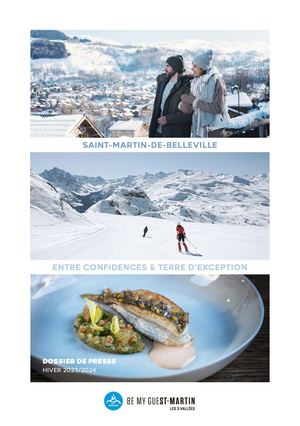 Dossier de presse St-Martin-de-Belleville 2023 / 2024