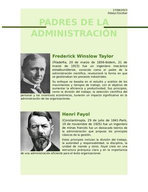 Padres De La Administración