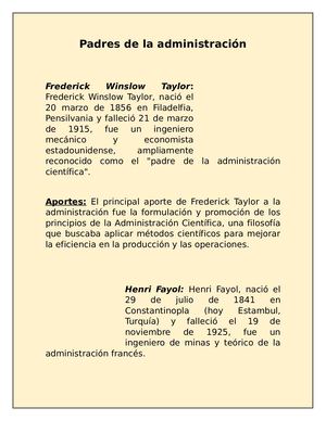 Padres De La Administración