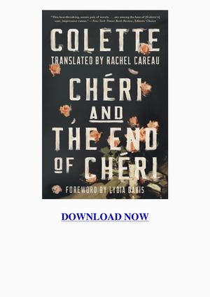 Chãƒâ©ri And The End Of Chãƒâ©ri