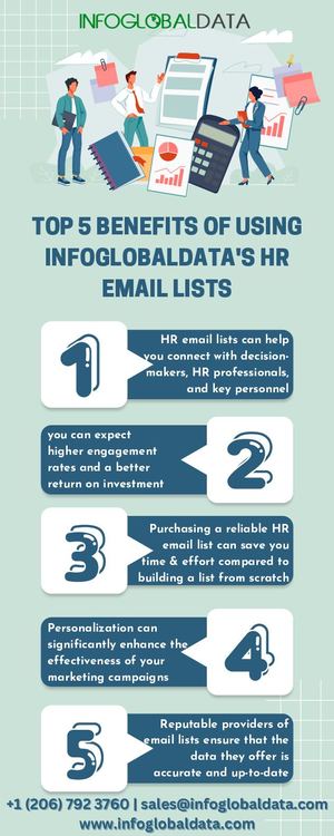 Top 5 Benefits Of Using Info Global Data's Hr Email Lists
