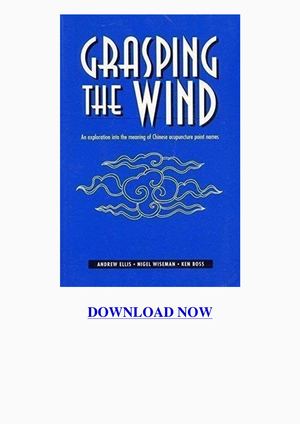 Grasping The Wind An Exploration Into The Meaning Of Chinese Acupuncture Point Names (English And Chinese Edition)