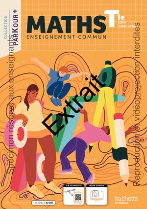 Cahier de Maths Terminale séries technologiques enseignement commun