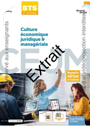 Culture économique juridique et managériale BTS 2e année Coll Grand-Angle