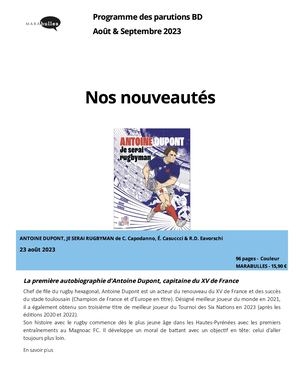 Marabulles Août Septembre 2023