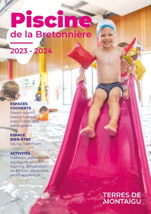Dépliant 2023-2024 Piscine de la Bretonnière