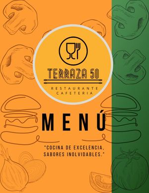 Menú Terraza 50 Comidas Y Cenas