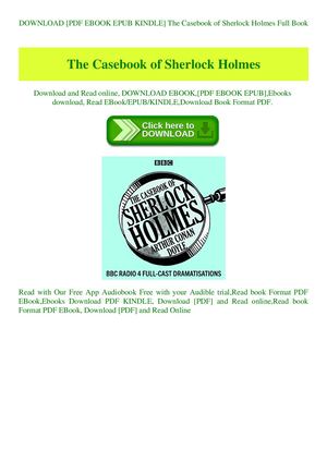 The Casebook Of Sherlock Holmes