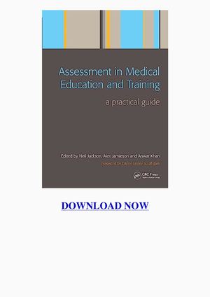 Calaméo - Assessment In Medical Education And Training A Practical Guide