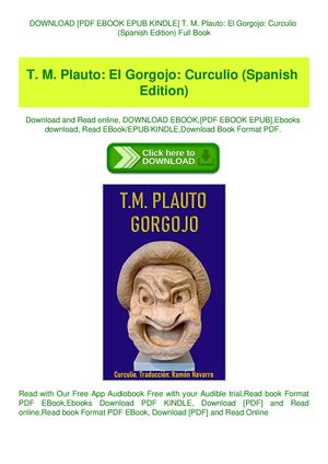 T M Plauto El Gorgojo Curculio (Spanish Edition)