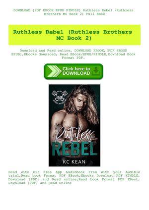 Ruthless Rebel (Ruthless Brothers Mc Book 2)