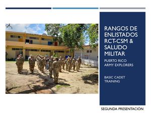 Rangos Rct Csm Y Saludo Militar Segunda Presentación Jul Sept 2023