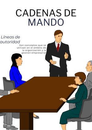 Líneas De Autoridad O Cadenas De Mando