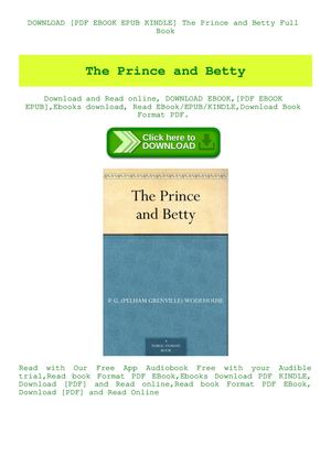 The Prince And Betty