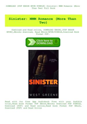Sinister Mmm Romance (More Than Two)