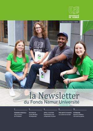 Décembre 2022 Newsletter Fonds Namur Université.
