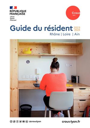 Guide Du Resident - 2023 2024