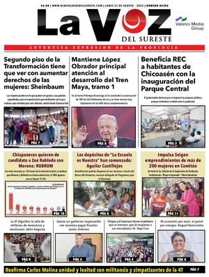 La Voz del Sureste 21 08 2023
